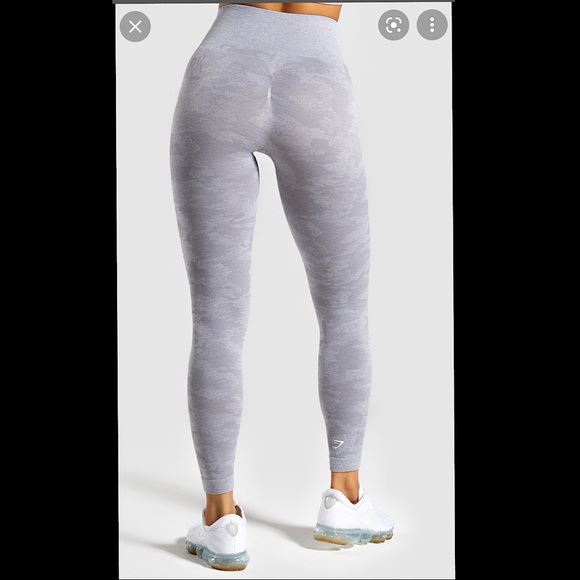 Gymshark Light Grey Camo Seamless